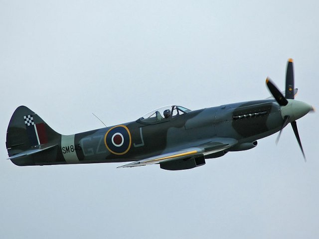 Picture of Spitfire fighter