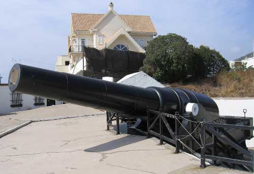 100 ton gun at Gibraltar