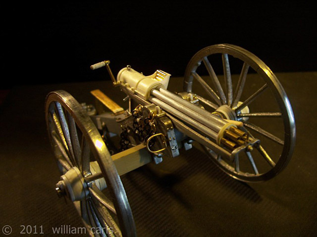 Model Gatling gun
