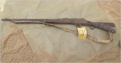 Picture of captured Martini Henry